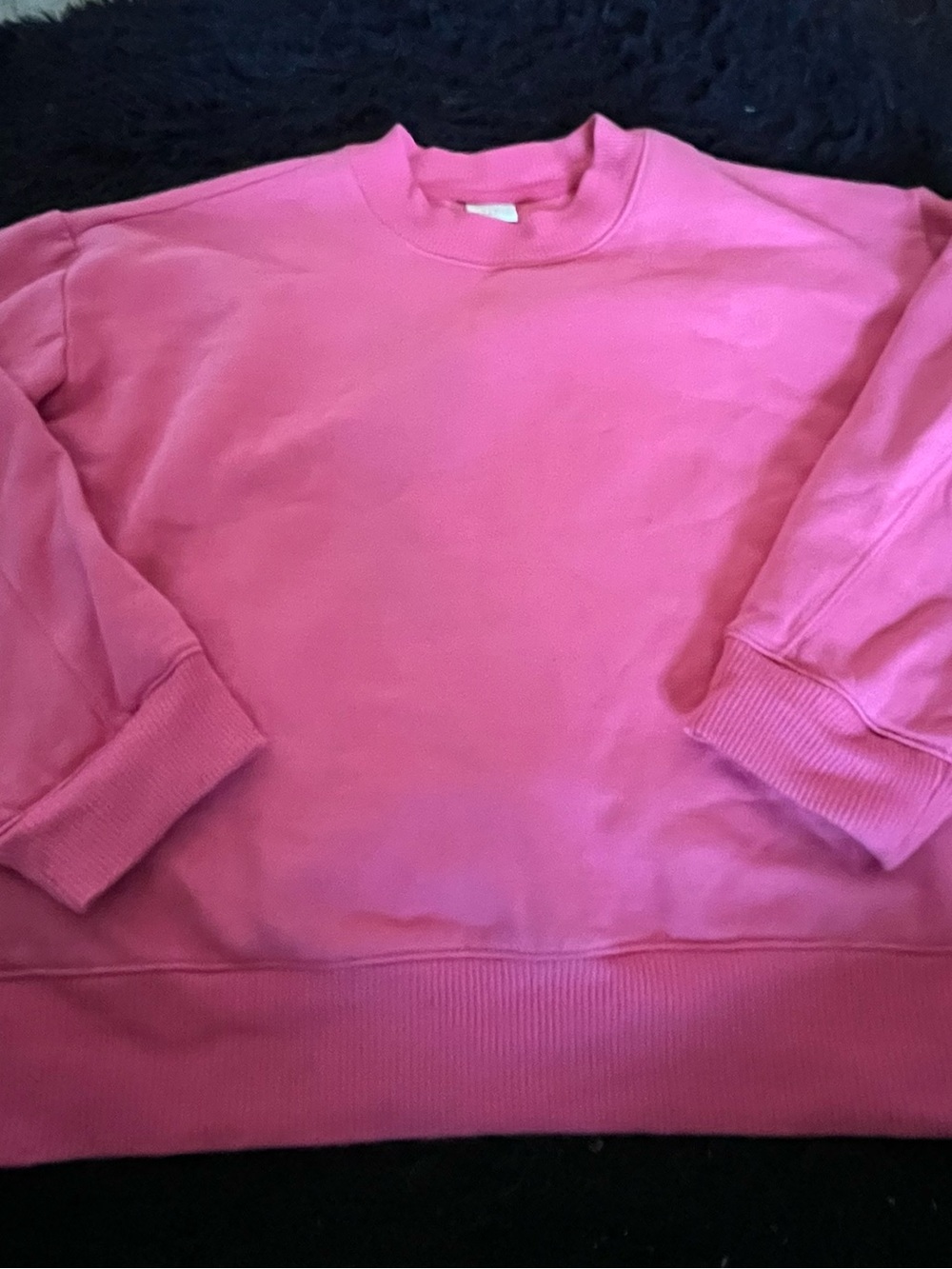 a new day Pink Crewneck Sweatshirt